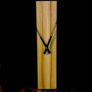 Hard Wood Wall Clock, Natural, Minimalist Style